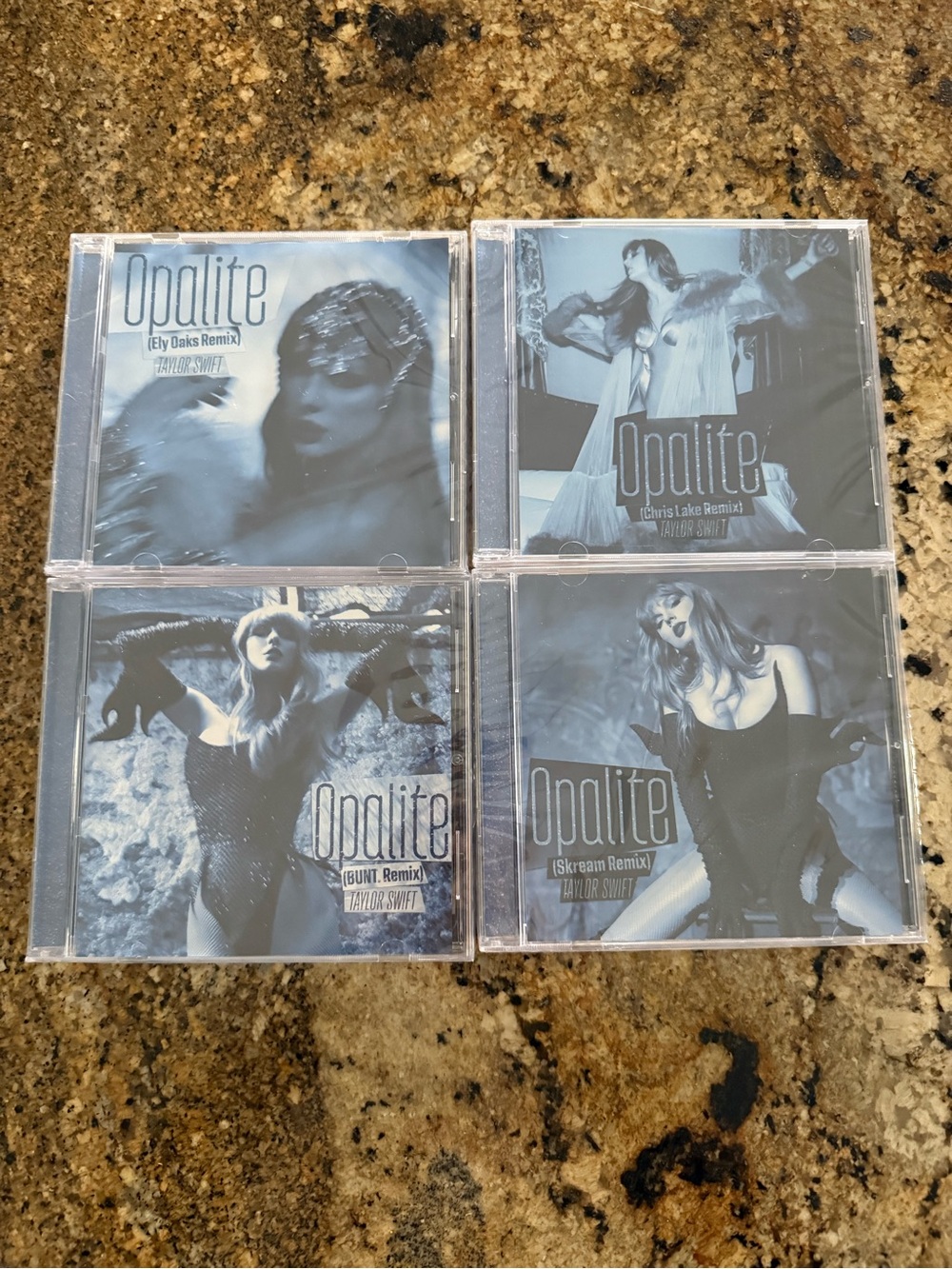 Taylor Swift SET OF 4 OPALITE SINGLE REMIX CDS NEW & SEALED
